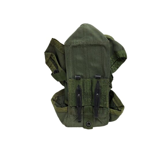 vintage military u.s. small arms extra ammo m16 10 round side carry case - Picture 2 of 5